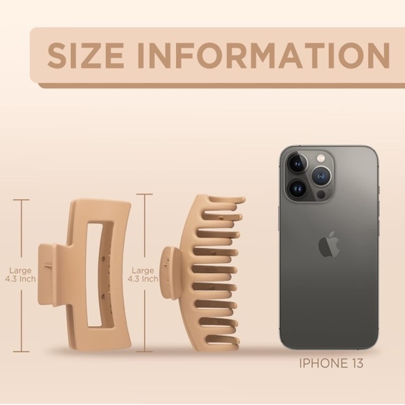 🌟$5 add on🌟 Hair claw clips - Picture 3 of 4